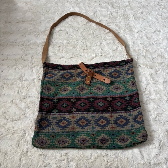 Lovestitch Multicolor Tapestry Shoulder Bag - Picture 1 of 3